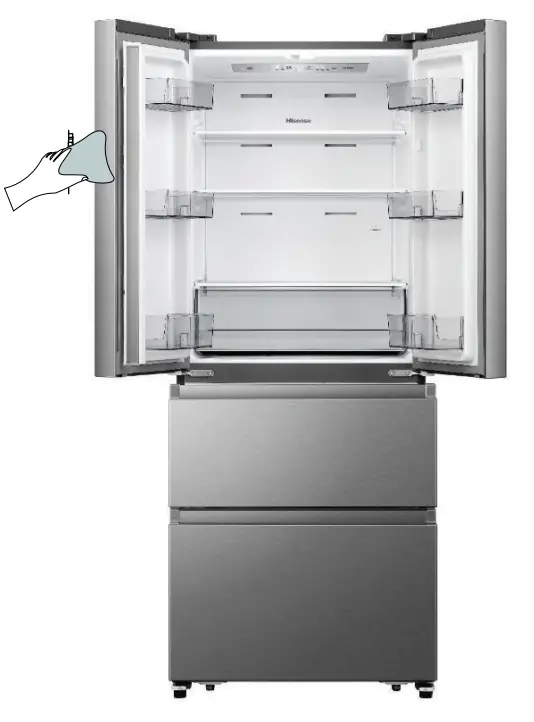 Hisense H530FI Refrigerator - door 2