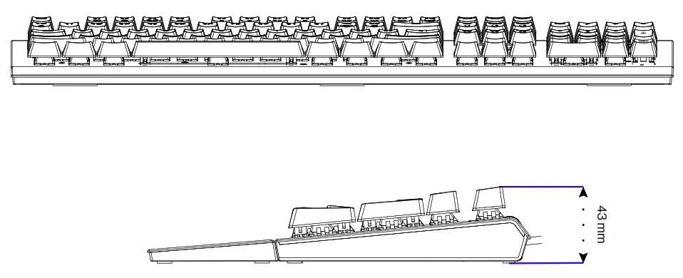 ENDORFY EY5A028 Omnis Mechanical Gaming Keyboard - overview 2
