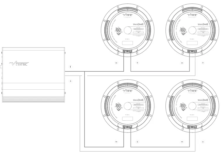 VIBE BDPRO6M V9 Blackdeath 6 Inch Pro Audio Midrange - Parallel 1