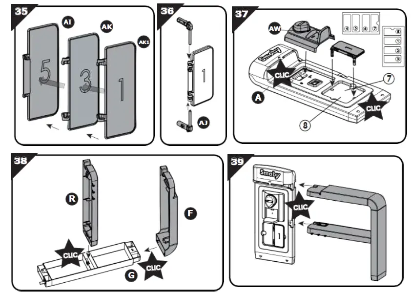 Smoby-7600312303 2-In-1-Chef-Corner-Restaurant-FIG- (16)