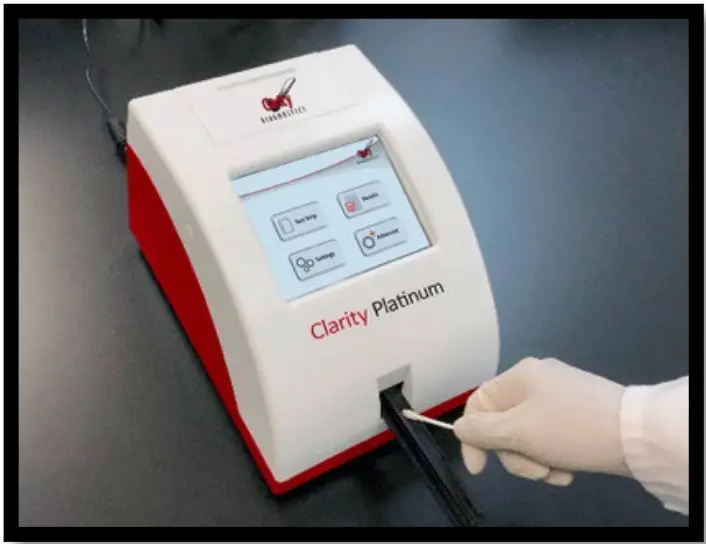 Clarity DIAGNOSTICS Urine Chemistry Test System - Cleaning