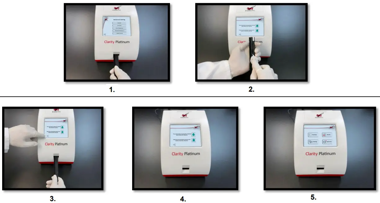 Clarity DIAGNOSTICS Urine Chemistry Test System - Maintenance