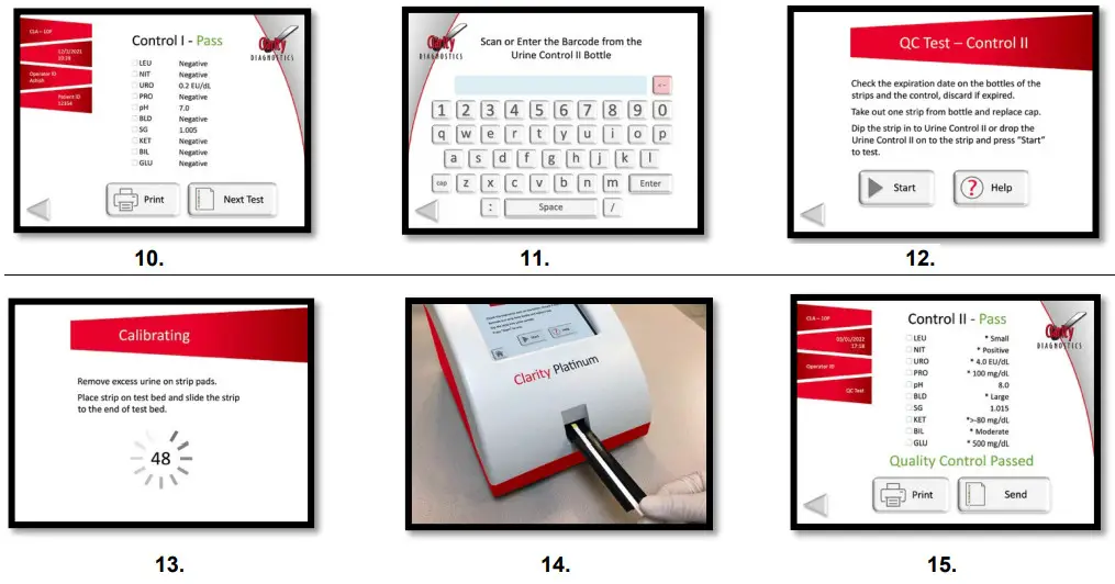 Clarity DIAGNOSTICS Urine Chemistry Test System - Quality Control 2
