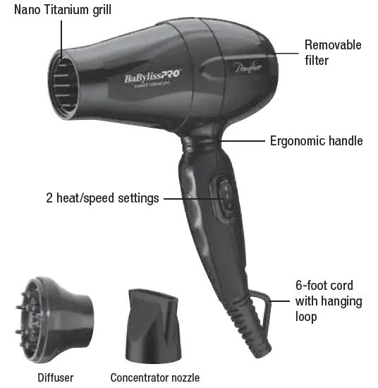BaByliss-PRO-BNT5510DBR-Nano-Titanium-Dryer-fig-1