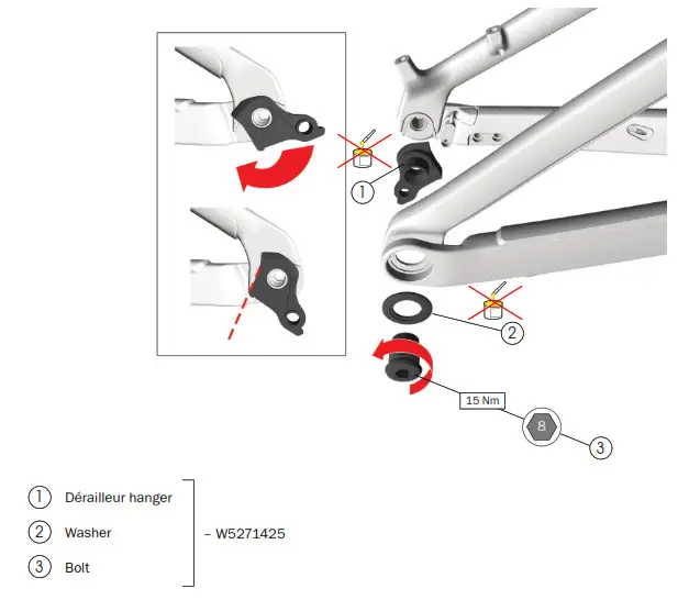 TREK 2022 Carbon Rail 9.8 and 9.9 - hanger