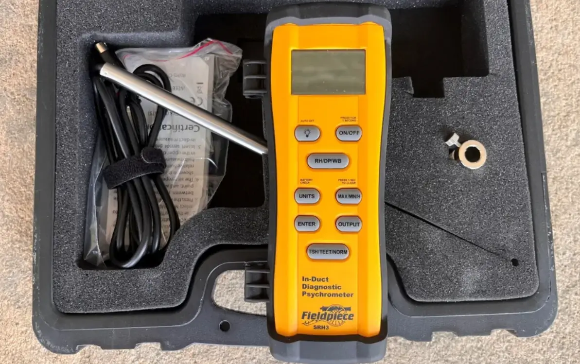 Fieldpiece Srh3 In Dust Digital Psychrometer User Manual
