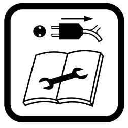 Safety-icons-BOSCH ARM 3200 Electric Lawnmower Instruction Manual (6)