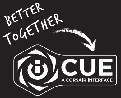 Corsair MOBA MMO Optical Gaming Mouse - Logo