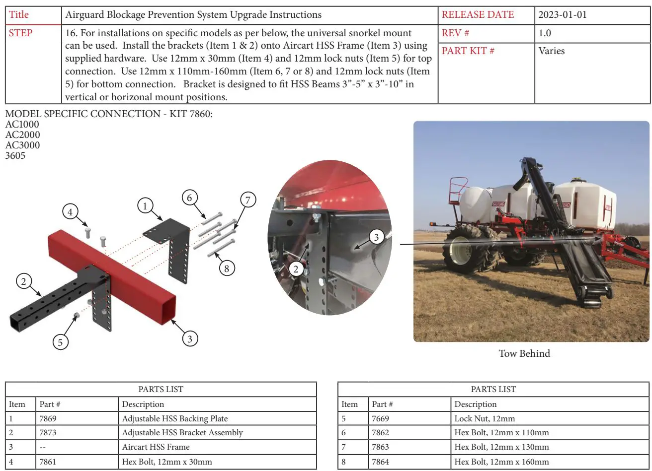AIRGUARD Varies 7554 Blockage Prevention System Instruction Manual - How to use