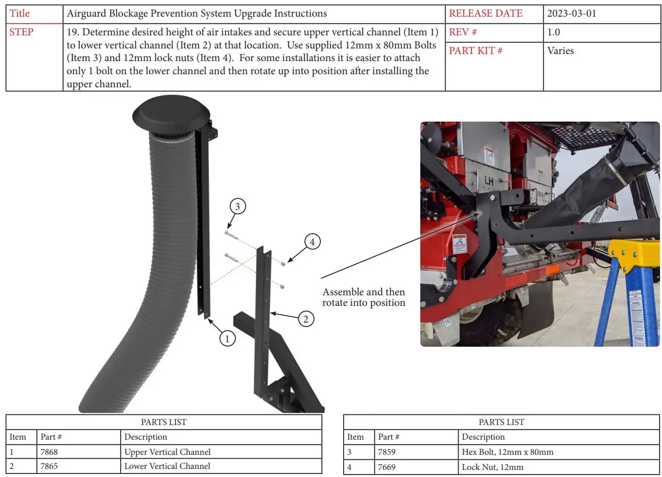 AIRGUARD Varies 7554 Blockage Prevention System Instruction Manual - How to use