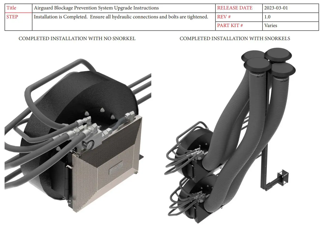 AIRGUARD Varies 7554 Blockage Prevention System Instruction Manual - How to use