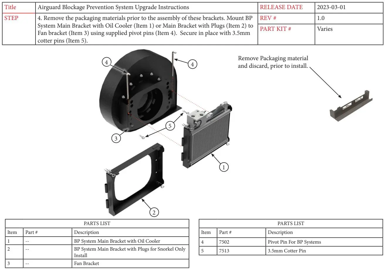 AIRGUARD Varies 7554 Blockage Prevention System Instruction Manual - How to use