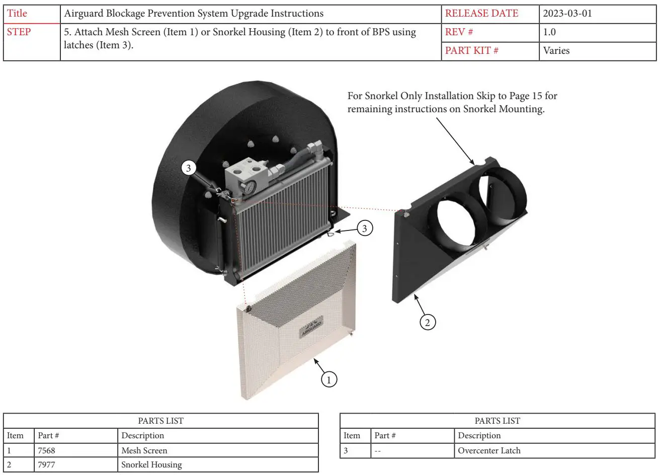 AIRGUARD Varies 7554 Blockage Prevention System Instruction Manual - How to use