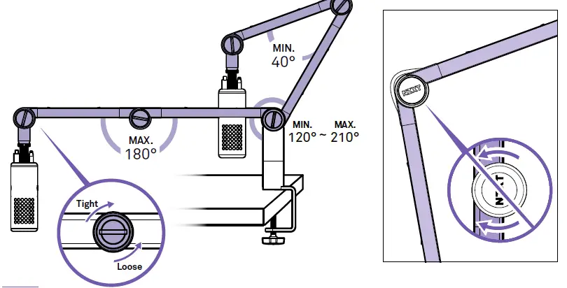 NZXT Mini Microphone Boom Arm 10
