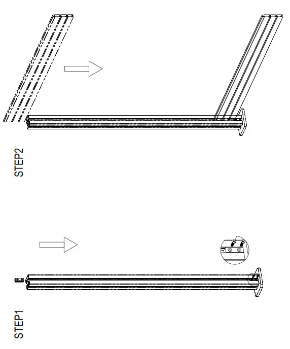 HORTUS 116 101 Aluminium Slats - fig