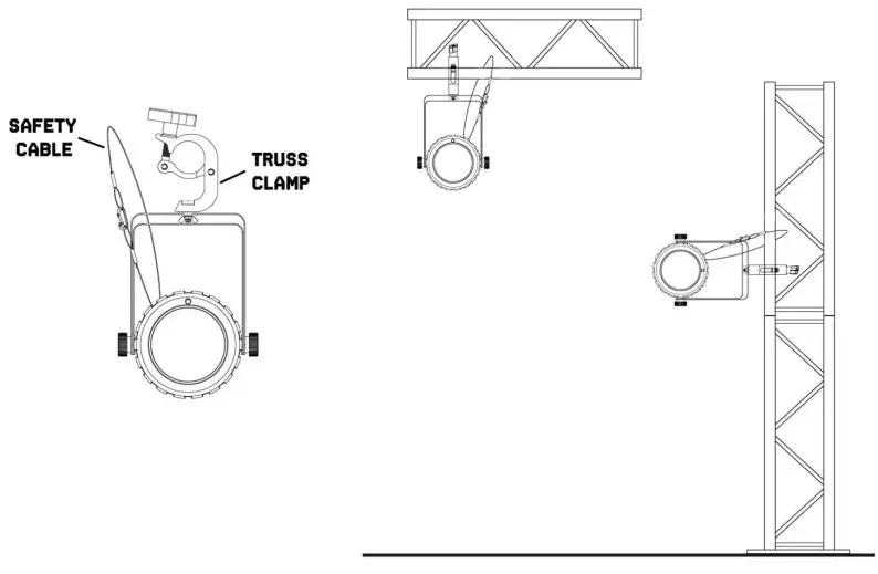beamZ Moon Flower 60x RGBAW LEDs -
