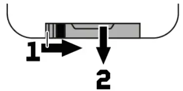 beamZ Moon Flower 60x RGBAW LEDs - side of the remote