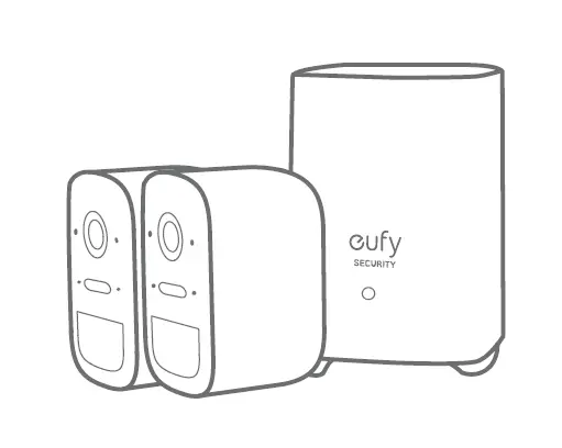 Eufycam 2C Pro Wire-free 2K Security Camera Set