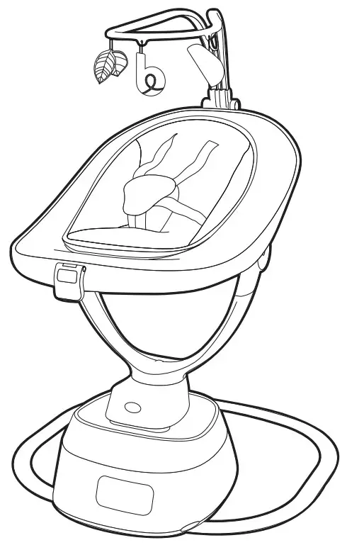 babymoov A055020 Swoon Evolution Remote Controlled Baby Swing -