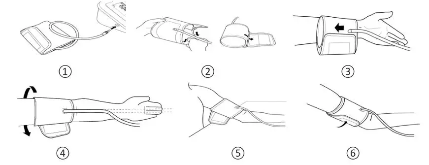GIMA 49880 Digital Blood Pressure Monitor - In order to measure accurately, pay attention to applying the cuff properly (left arm)