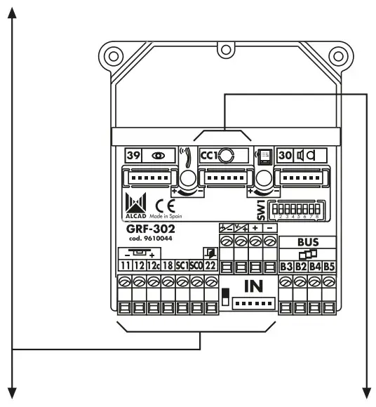 ALCAD Door VideoDoor Entry Systems with Keypad Unit - External pushbuttons 2
