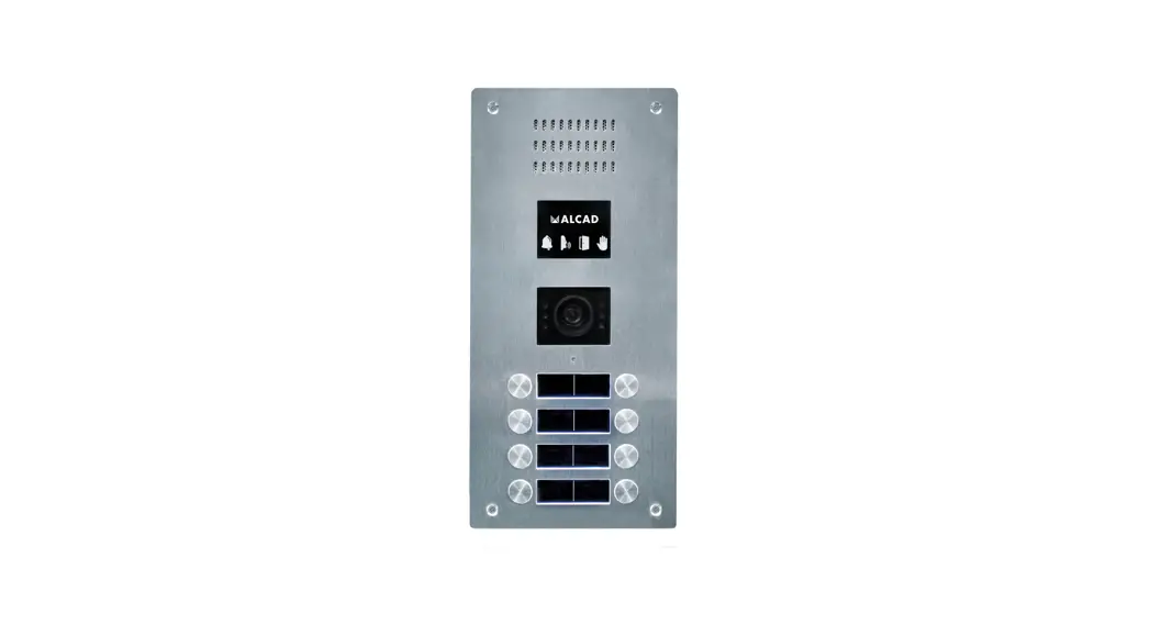 Alcad Man-502 Door Video Door Entry System With Push Buttons User Guide