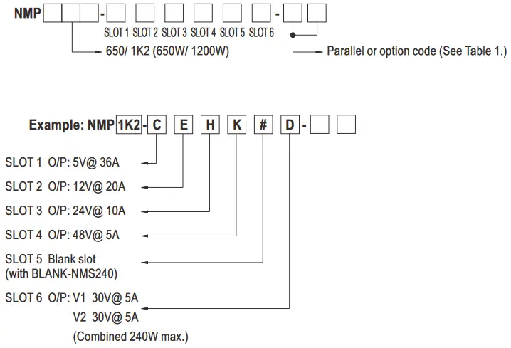 MEAN WELL NMP Series 1200W Modular Power - fig 1