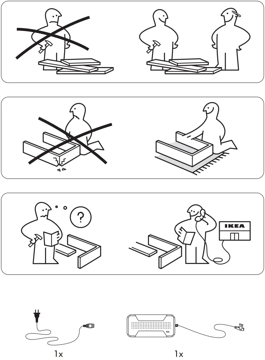 IKEA AA 2366145 2 RULLERUM Recliner Electric - FIGURE 1
