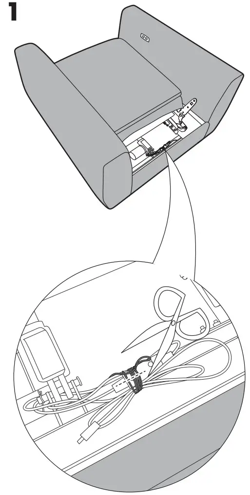 IKEA AA 2366145 2 RULLERUM Recliner Electric - FIGURE 2