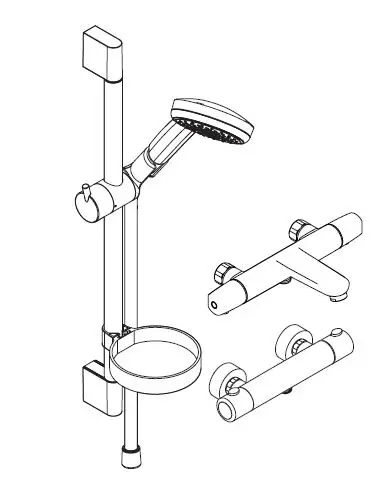 Hansgrohe Croma 100 Shower Multi Ecosmart, Unica´c Set Instruction Manual Hansgrohe Croma 100 Shower Multi Ecosmart, Unica´c Set Instruction Manual