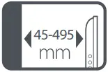 45-495mm