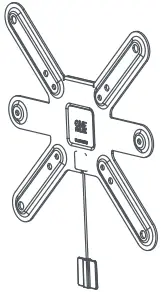 ONE FOR ALL WM6252 Ultra Slim Turn TV Wall Mount B3