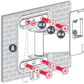 ONE FOR ALL WM6252 Ultra Slim Turn TV Wall Mount C3aaaa