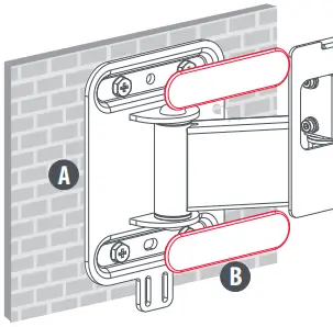 ONE FOR ALL WM6252 Ultra Slim Turn TV Wall Mount C3baaa