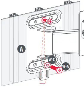 ONE FOR ALL WM6252 Ultra Slim Turn TV Wall Mount C3caaa