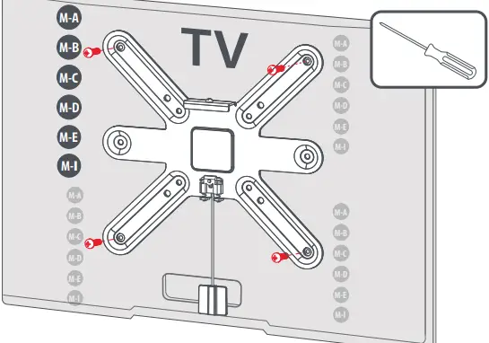 ONE FOR ALL WM6252 Ultra Slim Turn TV Wall Mount C4aaa