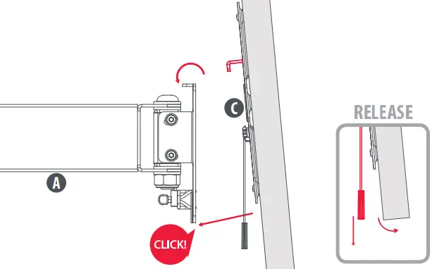 ONE FOR ALL WM6252 Ultra Slim Turn TV Wall Mount C6aaa
