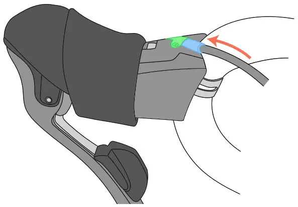 microSHIFT SB006-001 Sword Drop Bar Shifter - Cable Installation 5