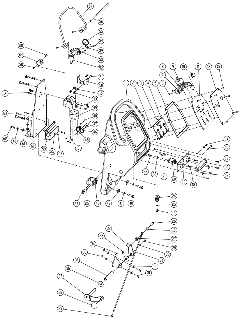 ICE COBOTICS i28BT Automatic Scrubber - CONTROL CONSOLE GROUP