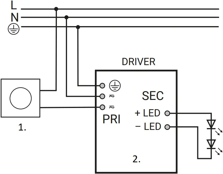 Led2 LINO 90 Ceiling Linear Lamp - CONNECTION 4
