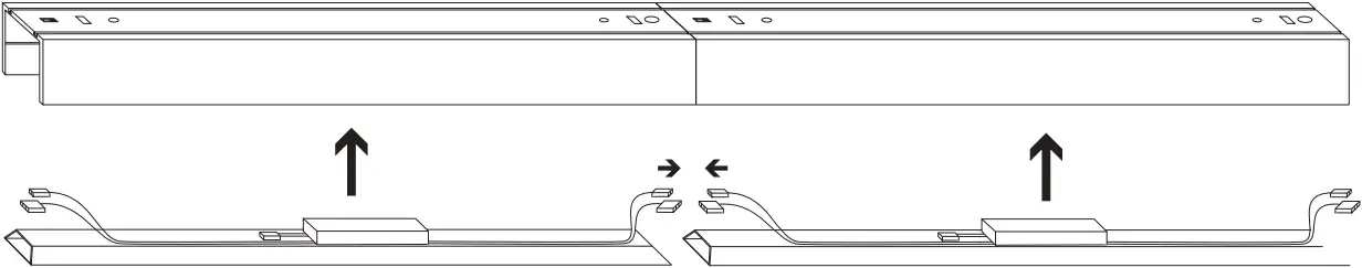 Led2 LINO 90 Ceiling Linear Lamp - Continous connection 4