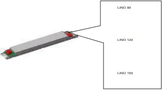 Led2 LINO 90 Ceiling Linear Lamp - Surface 5