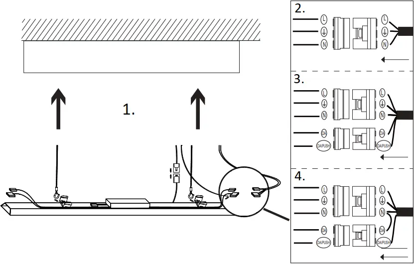 Led2 LINO 90 Ceiling Linear Lamp - Surface 6