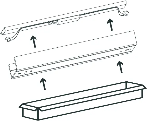 Led2 LINO 90 Ceiling Linear Lamp - Suspension 1