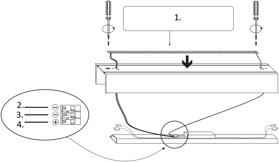 Led2 LINO 90 Ceiling Linear Lamp - Suspension 12
