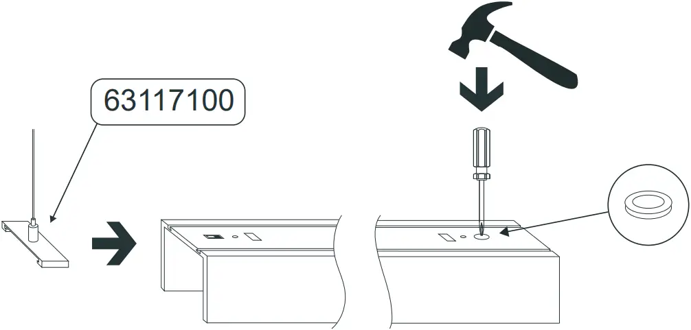 Led2 LINO 90 Ceiling Linear Lamp - Suspension 5