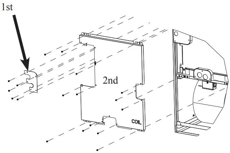 Horizontal left installations