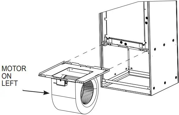Horizontal left installations