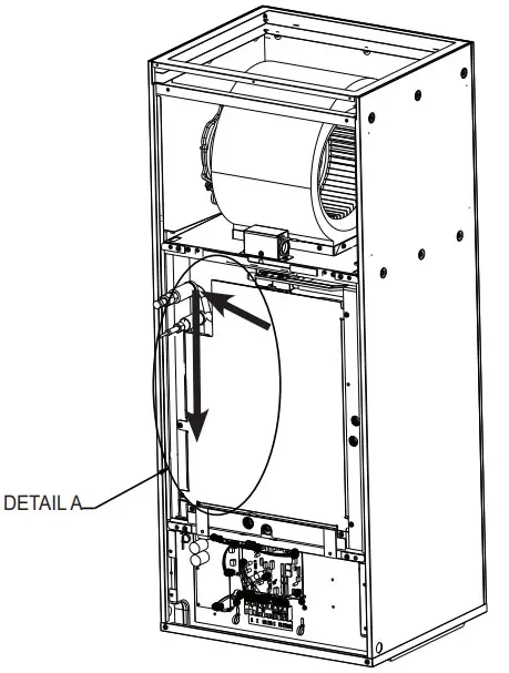 Downflow installations