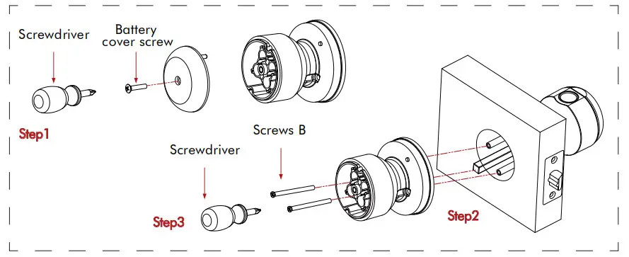 Geek Tale K02 Smart Door Lock - Battery